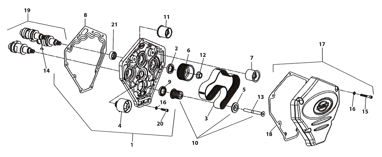 Sprocket, Cam, 38 Tooth, X-Wedge