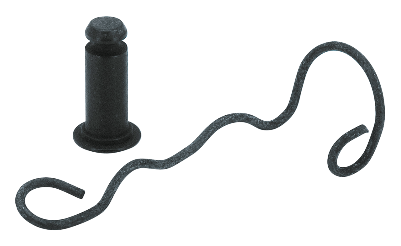 Seat clevis pin and spring