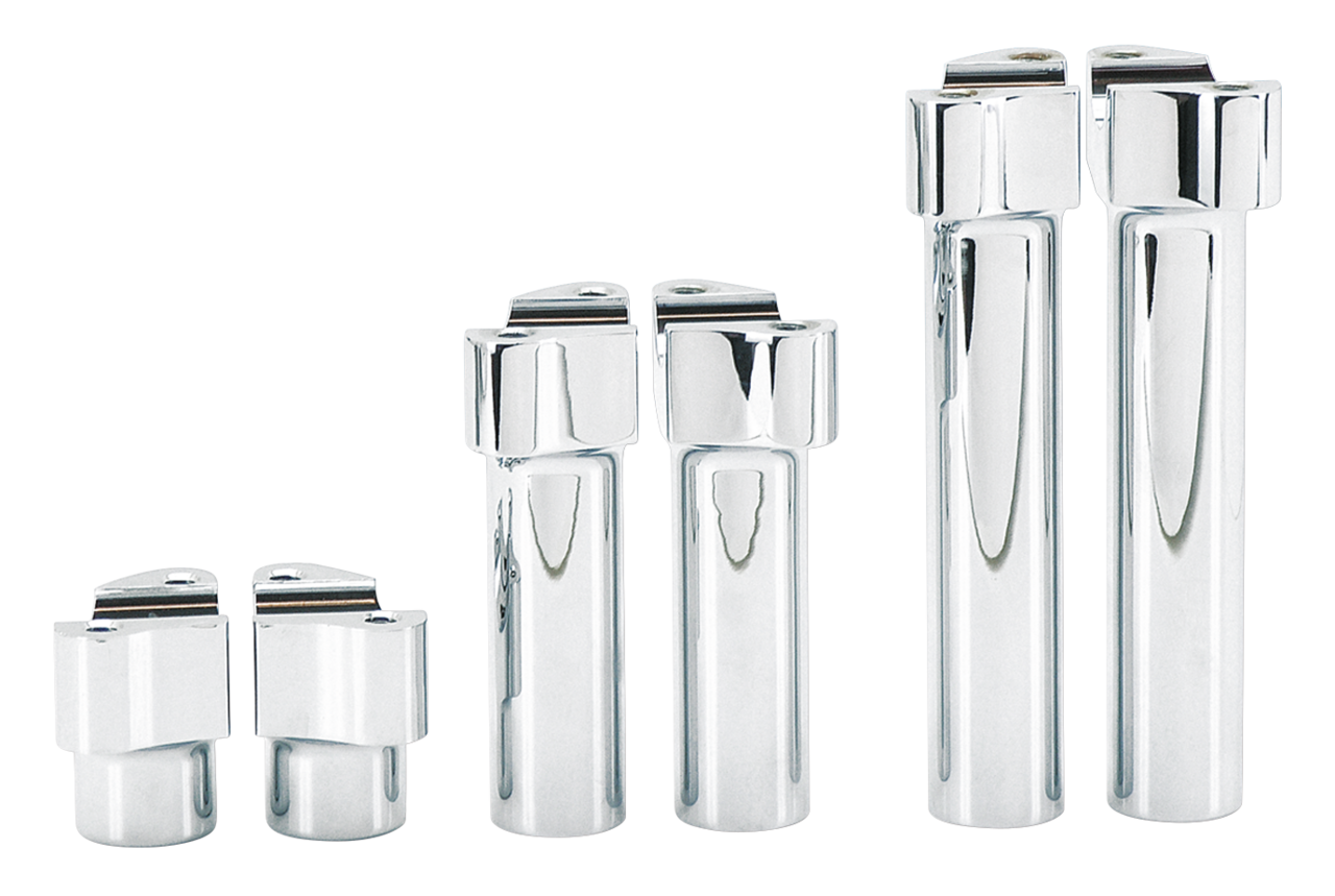 GZP Chrome Billet aluminum riser set 3.5