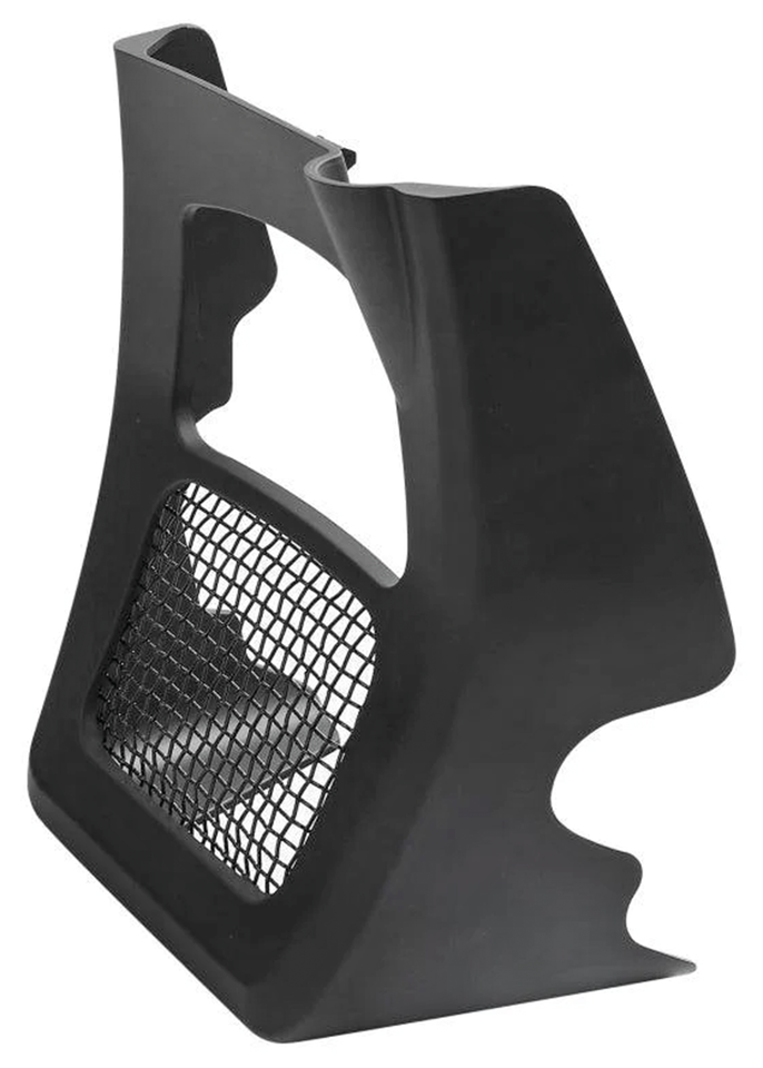 Radiator Cover Matt Black FLH/T17-23