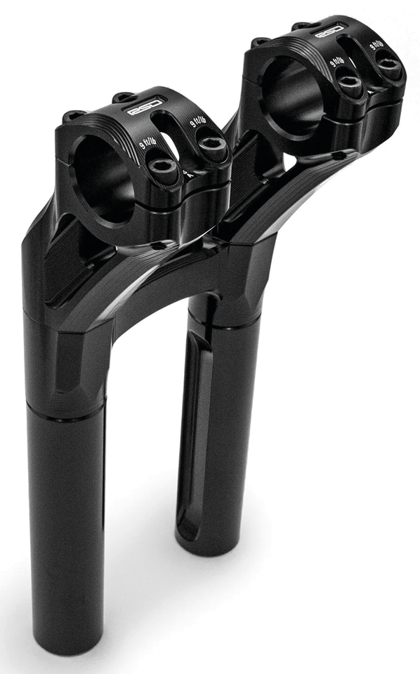 RSD Sector PB Risers 10" Two-Piece Black