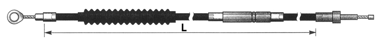 Barnett clutch cable black BT18 L=83"