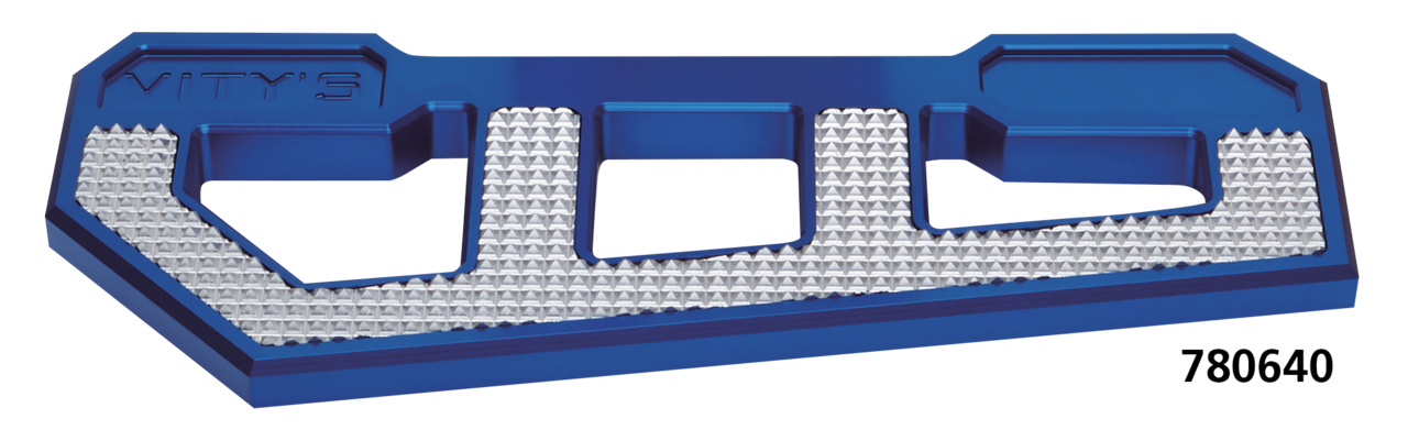 RACING FLOORBOARDS BLUE W/ DIAMOND ICE