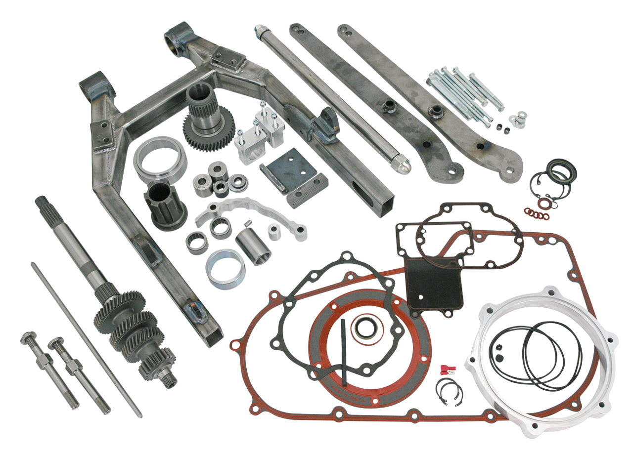 Wide Ass swingarm kit black FXD06-17