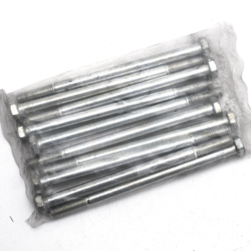 10pck hex bolt 5/16-24x5" UNF zinc