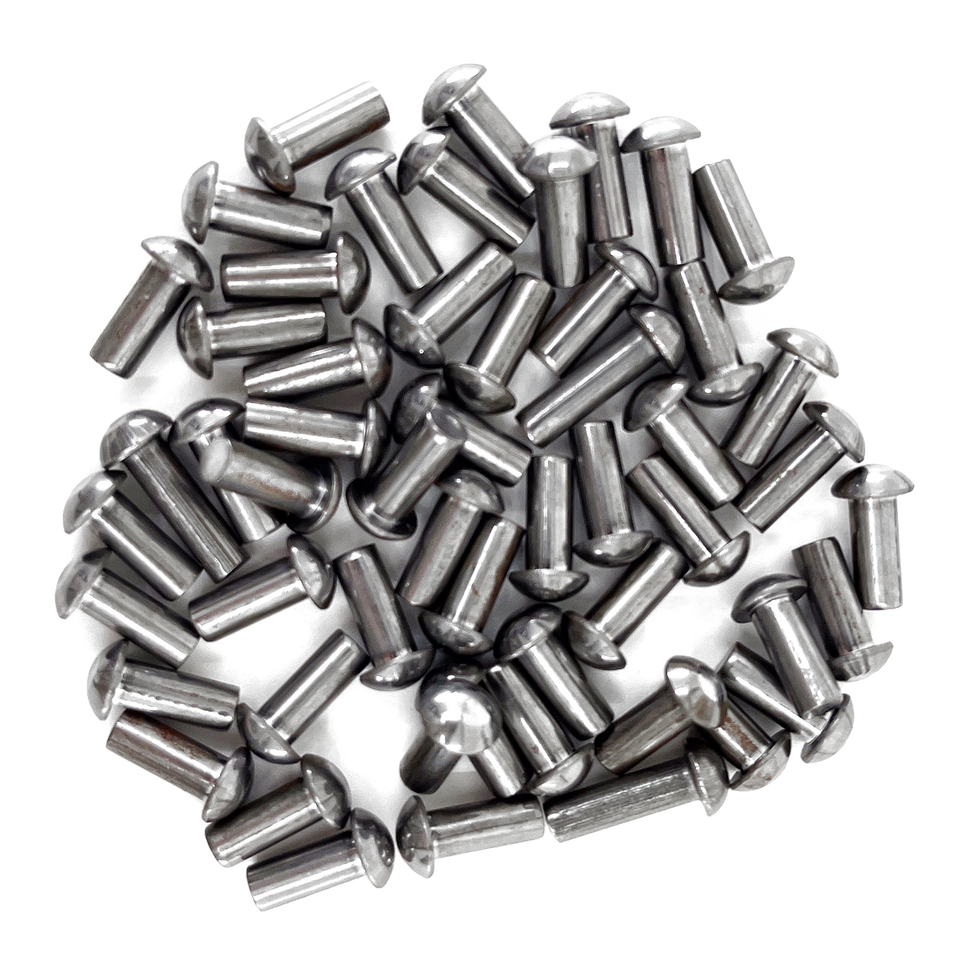50Pck Rivet, round head 3/16 x 9/16