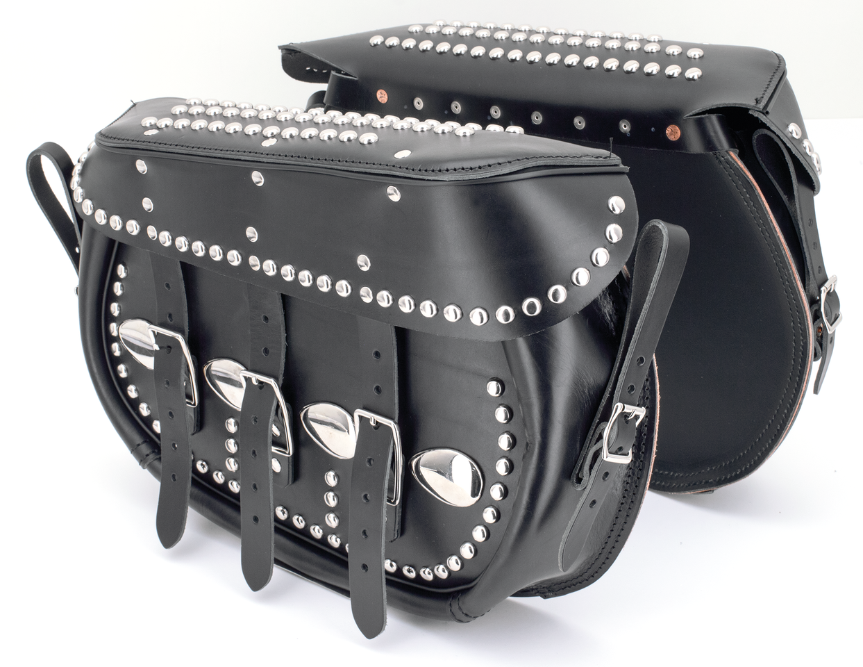 Kingsize saddlebag Softail mount B/Welt