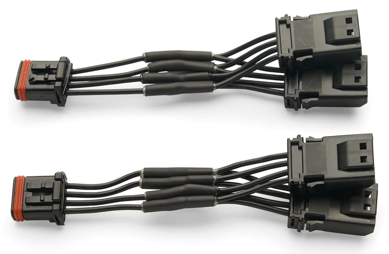 2Pcs Front End Lighting Y-Connectors