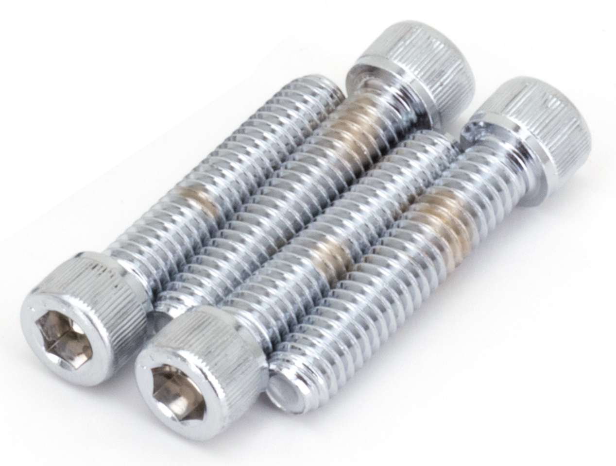 Chrome allen head screws h.bar clamp mnt