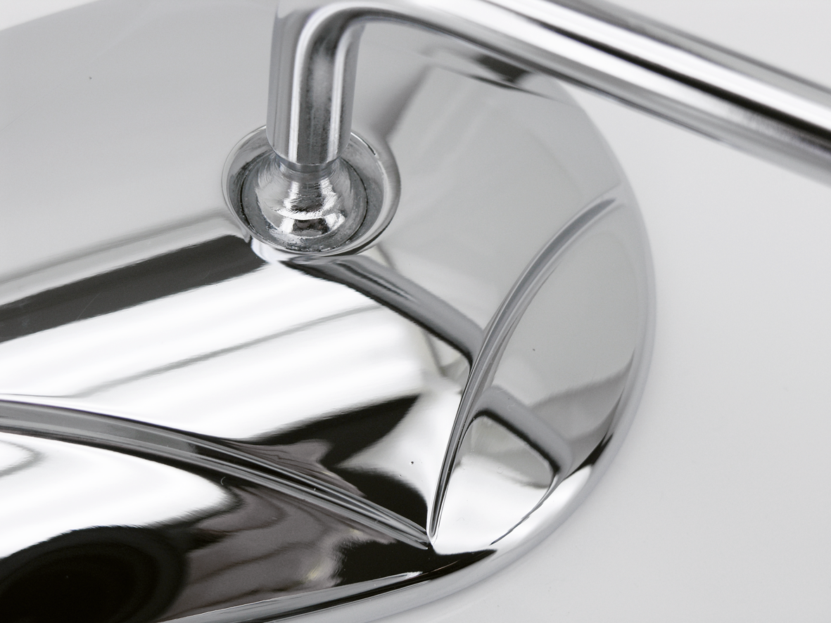 GZP Chrome Diamondback mirror right stee