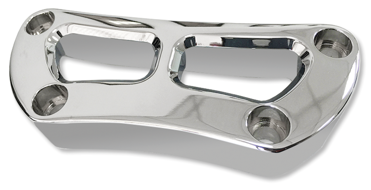 Top Riser Clamp Cut-Out 1" Chr HD73-Up