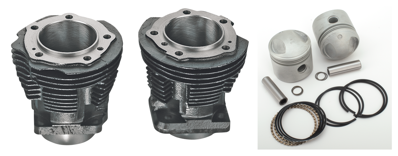 GZP Cylinderkit Panhead 74ci w/pistons