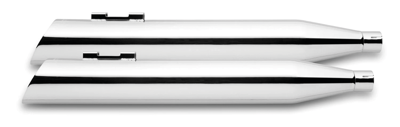 4" INVERTED SLASH CHROME FLH/T95-16