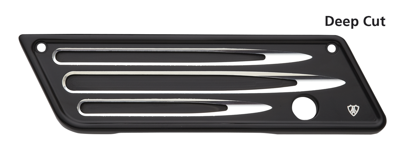 DC SDDLBG LATCH COVERS FLH/T14-UP BLACK