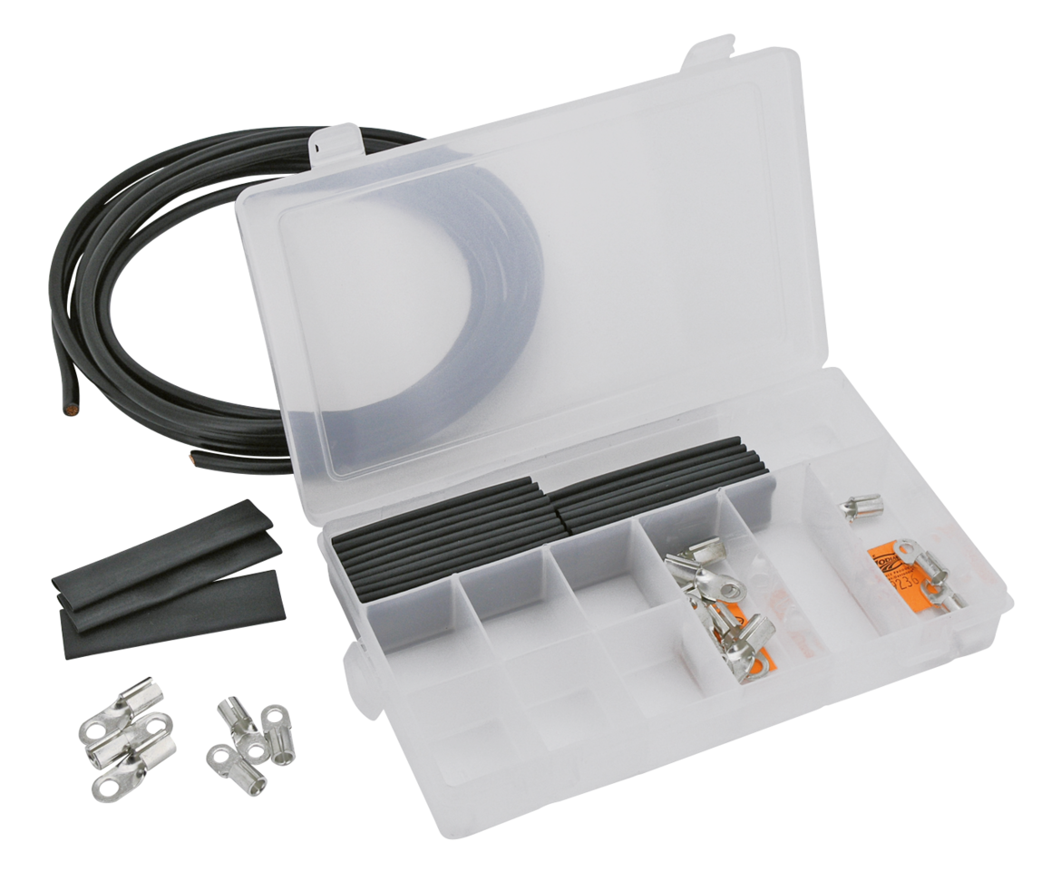 Battery & Starter cable kit Black