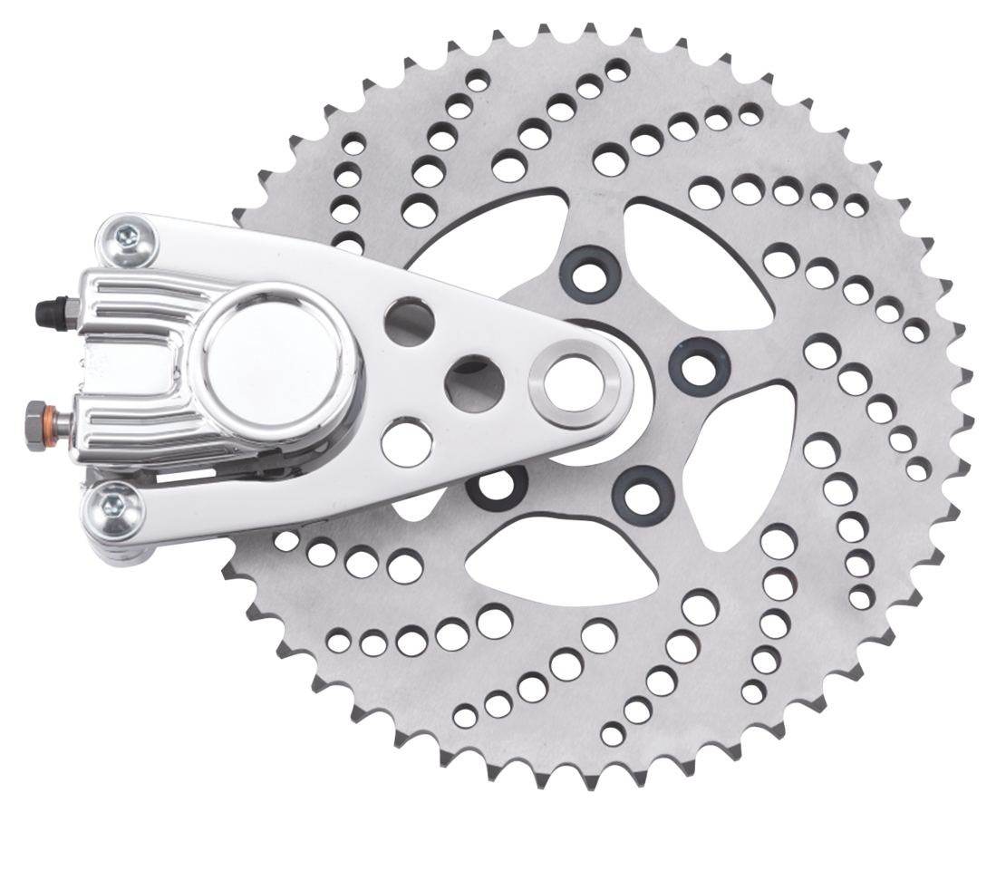 K-Tech Chopper sprocket brake kit polish