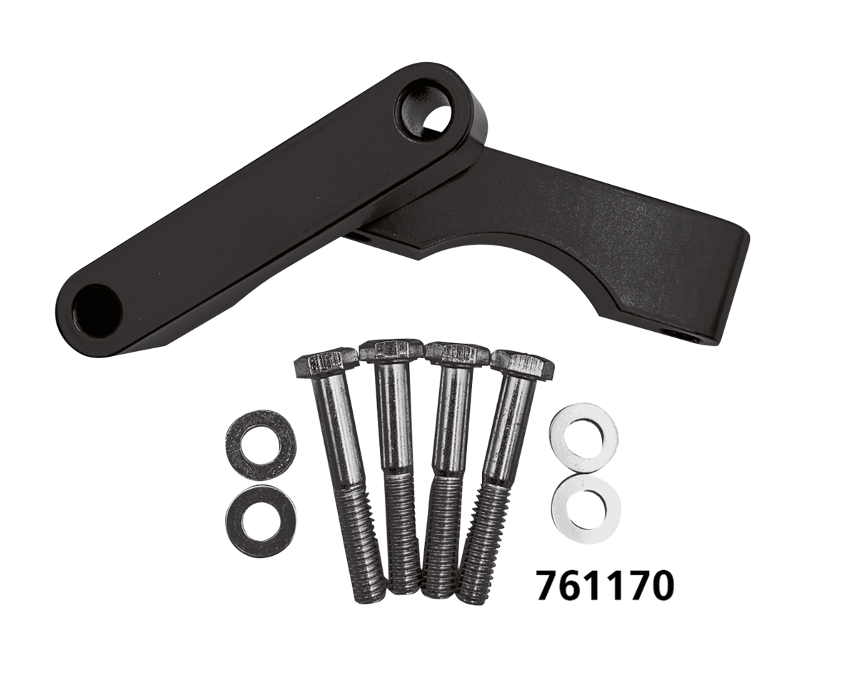 Blk Fender spacers FLH/T93-13 (incl bolt