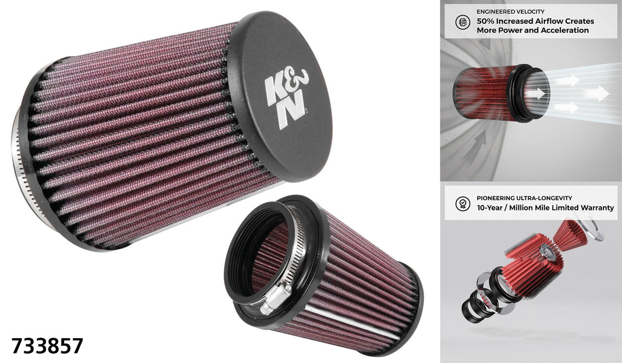 K&N Air filter element f/733854
