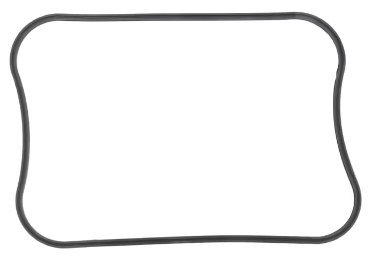 5pck UPPER R. COV. H.D. 17354-86A RUBBER