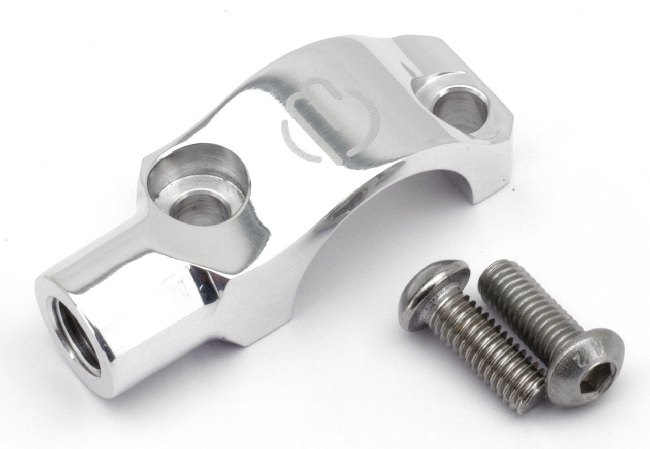 Mirror holder f/BROH Polished M10x1.25