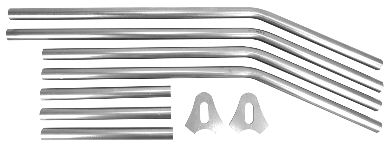 Hardtail Axle Plates Raw Steel , 3/4" (1