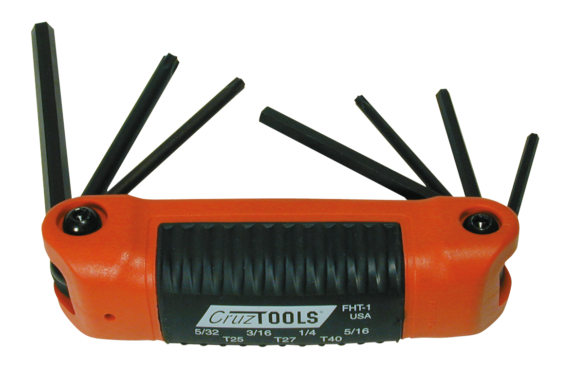 CruzTools Folding Hex/Torx key set