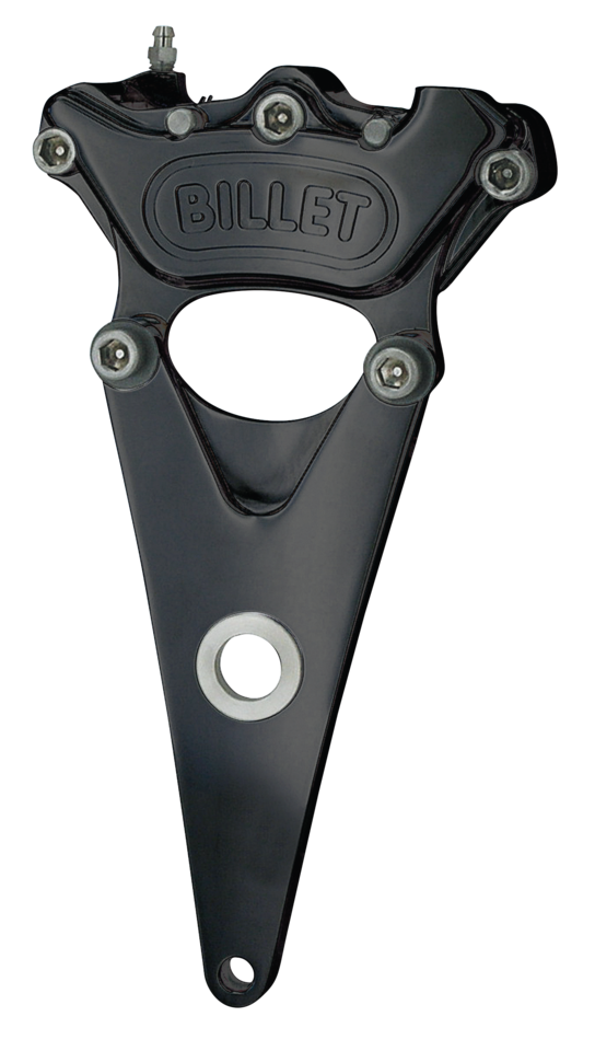 Billet 4 caliper+Y-bracket 11.5" Black
