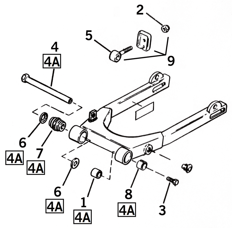 GHDP BEARING, RR FORK, PRE-GREASED