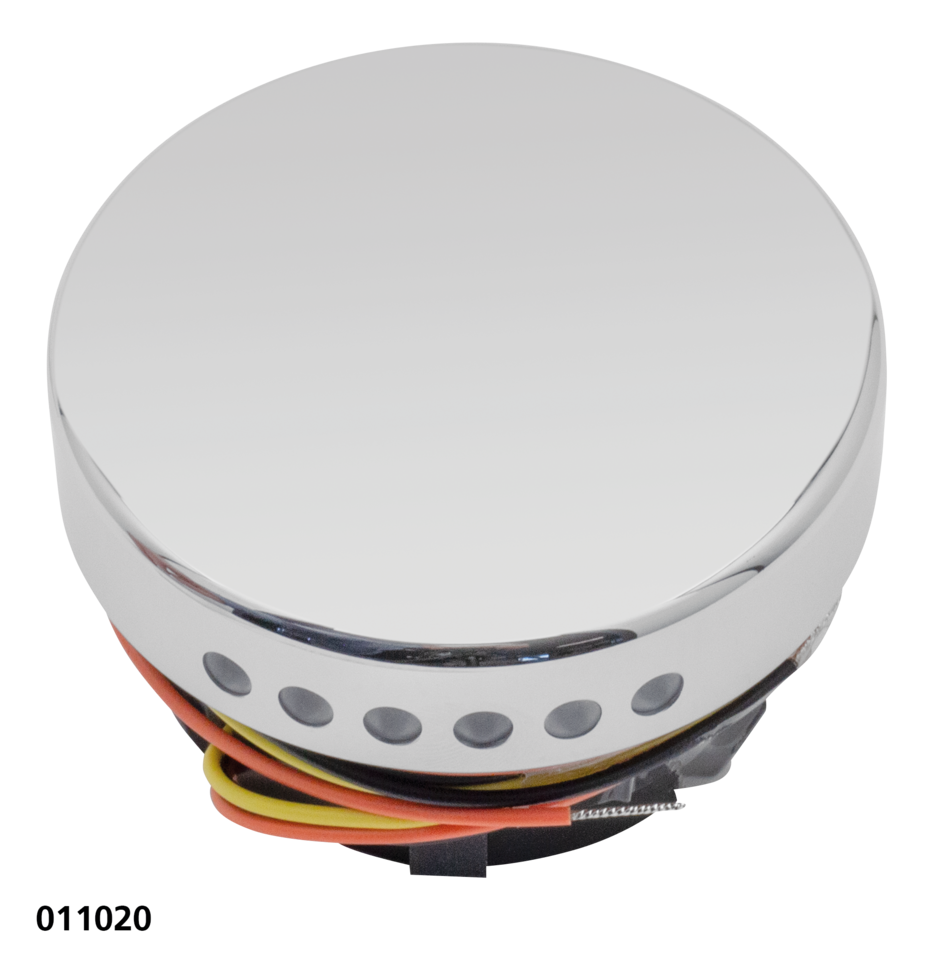 GZP Chrome smooth LED fuel gauge 96-17