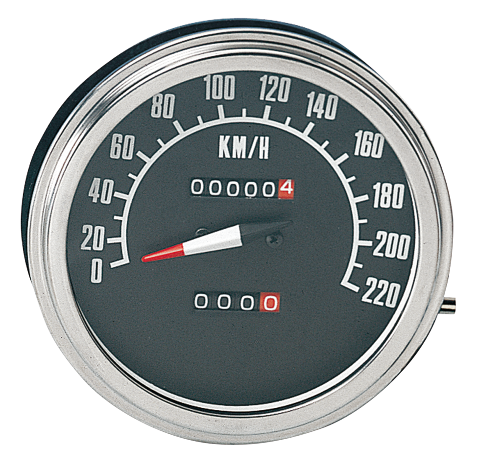 GZP Speedo KPH, early style black face 2