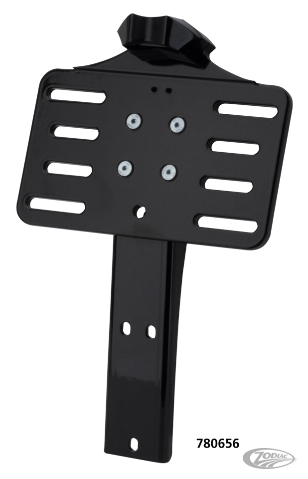 Blck cntr mount licenseplatekit XL04-UP