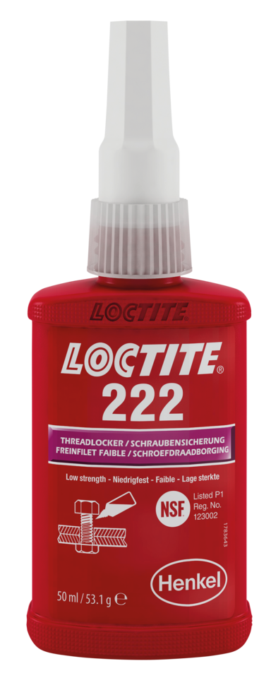 Loctite threadlocker 222 low 50ml