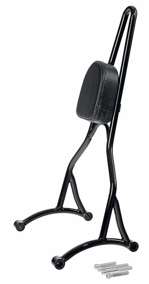 Tall Sissybar + Pad Black XL04-22