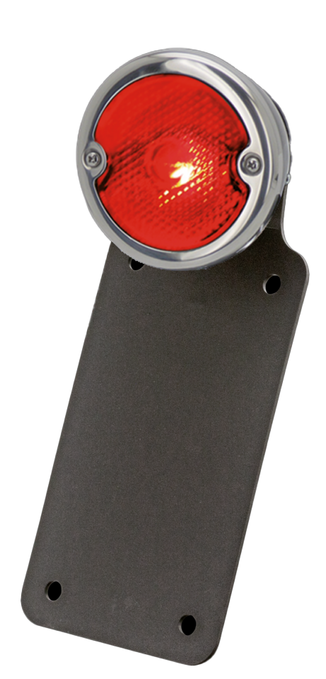 NSC 32 light w/vert lic plate shock mnt
