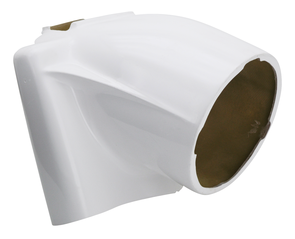 FLHR 4" Stretched Nacelle f/raked trees