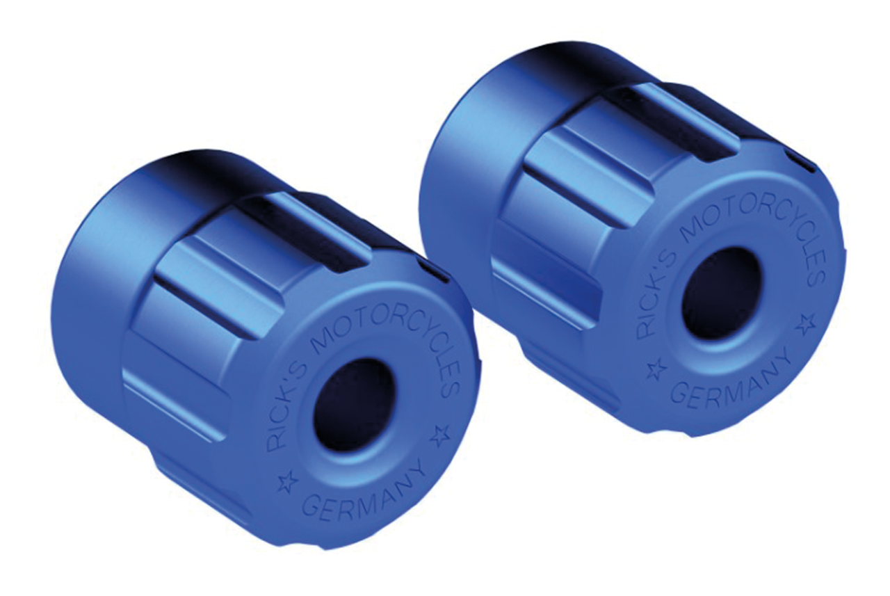Clubstyle Crash Bar Slider Caps Blue