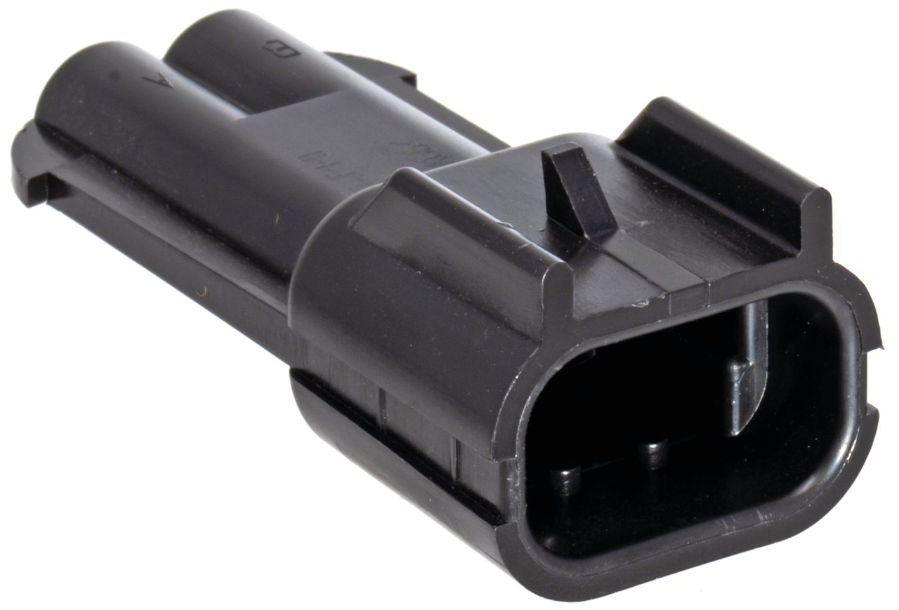 Delphi-Packard Weatherpack, 2-Wire Male