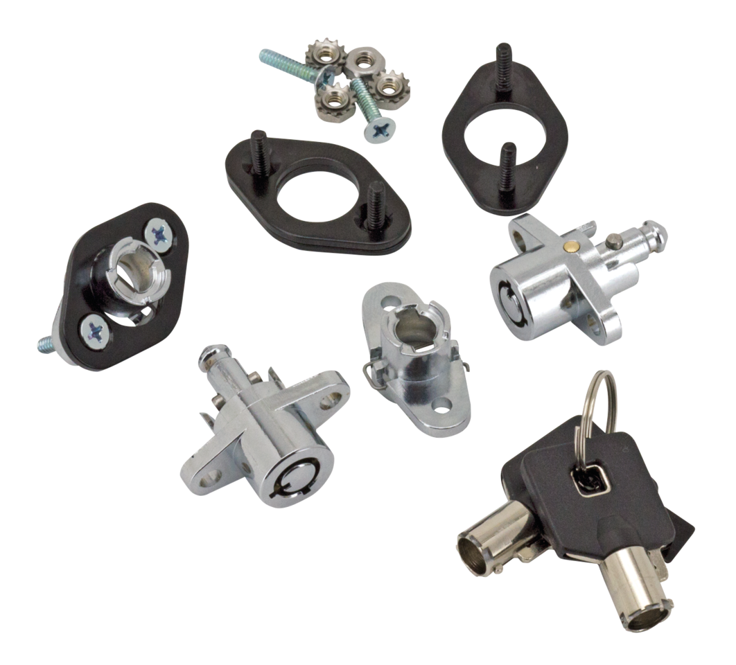 GZP Universal leather saddlebag lock kit