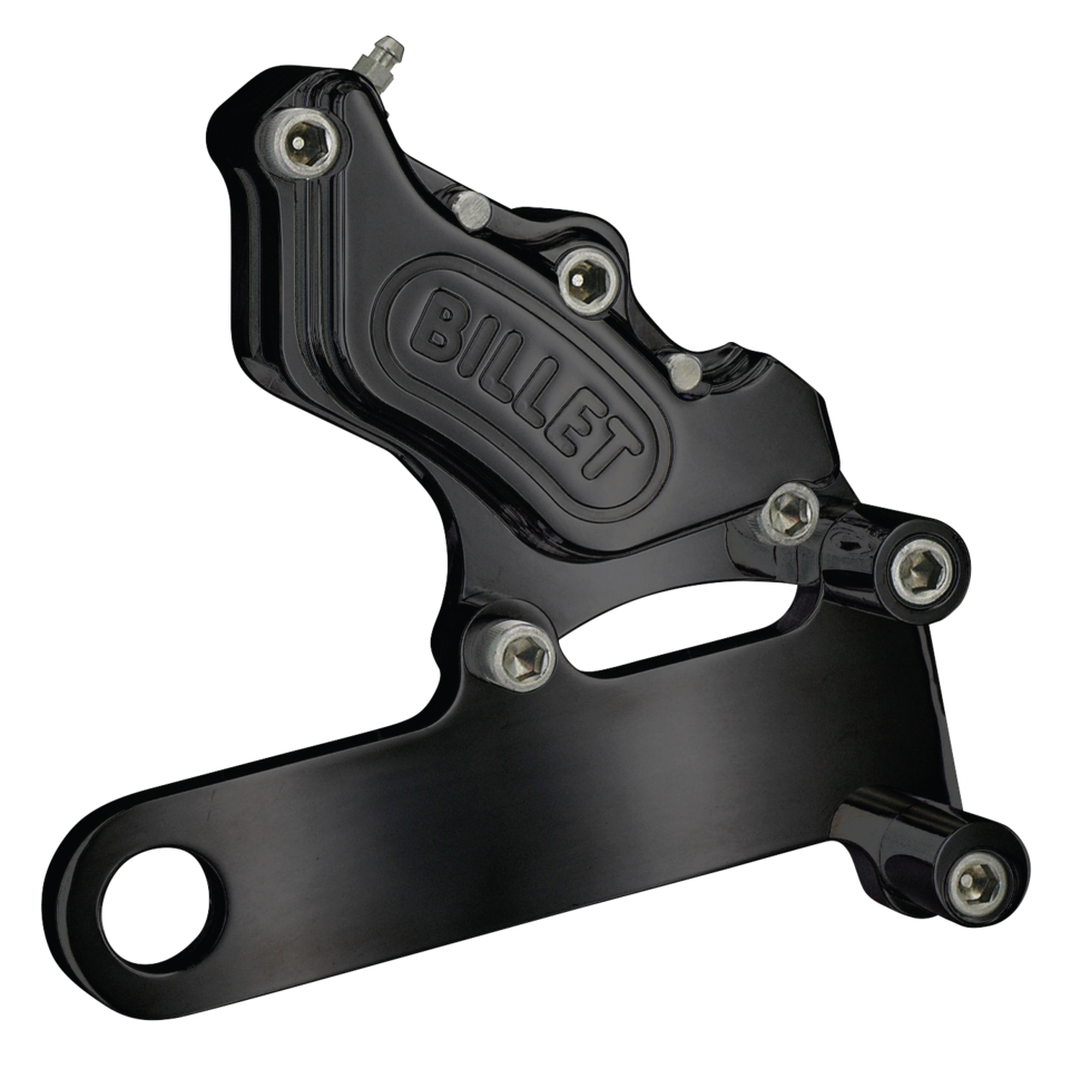 Billet 4 rear brake FLH/T84-99 Black
