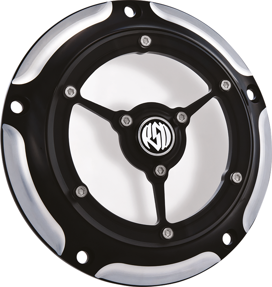 RSD COVER DERBY CLARITY 5 hole chrome