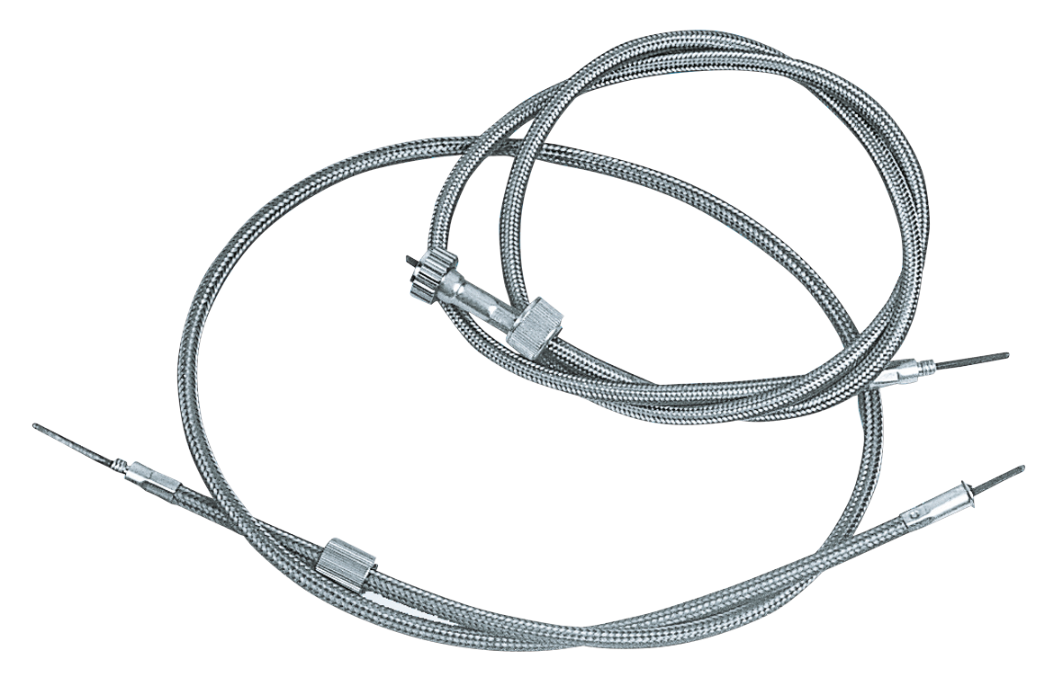 GZP Speedo cable black L=38.5" Nut=16mm