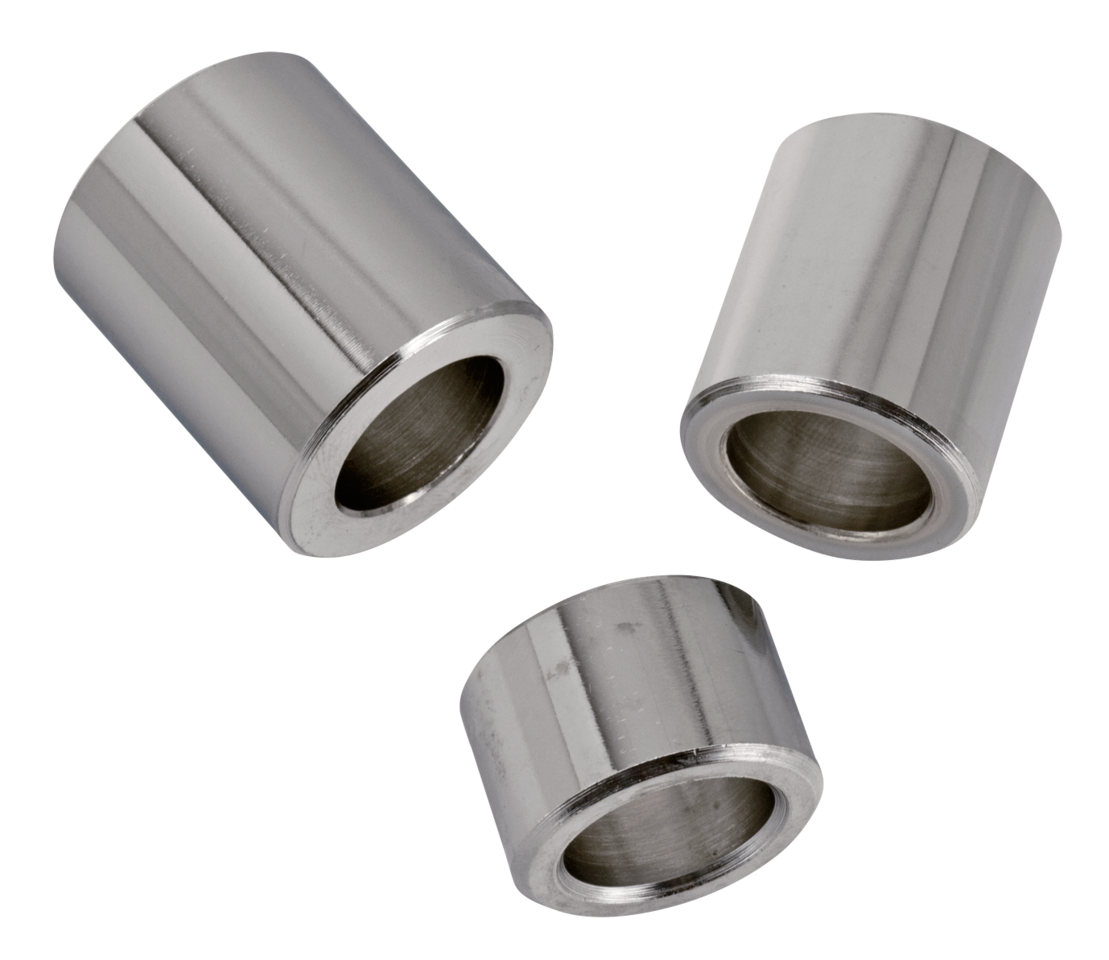 GZP Chr 25mm ID wheel spacer .375" long