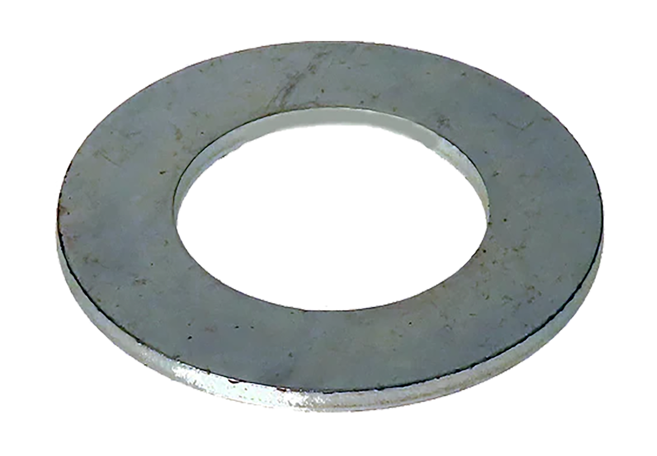 Special washer for off-set pulleys