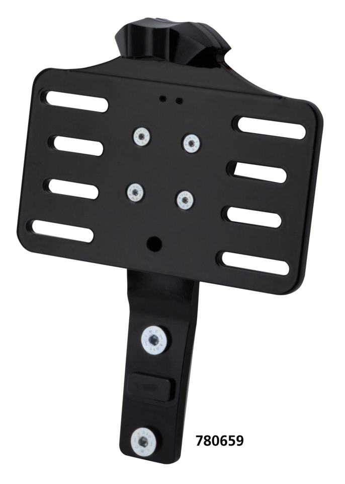 Blk center licensplate kit FLSL18-UP