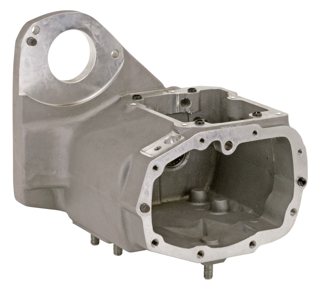 Softail Trans housing cast finish