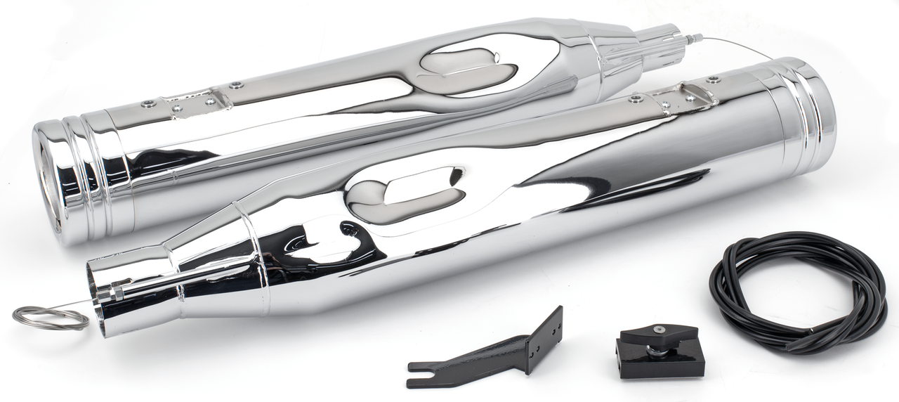 MCJ 120 Striped End Cap FLH/T17-21 Chr