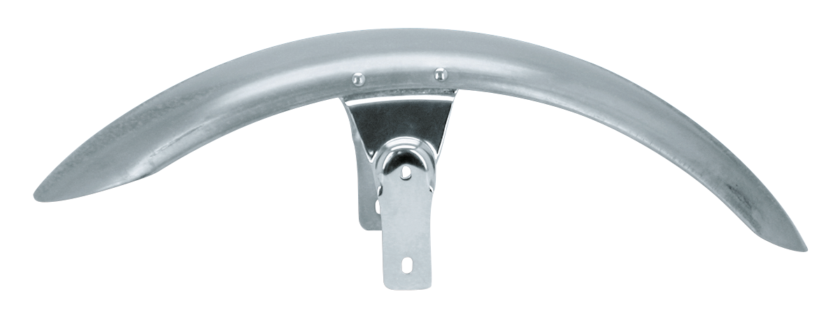 GZP Deuce front fender w/chrome brack