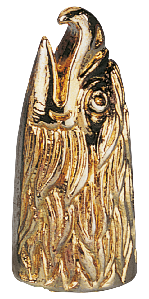GZP Eagle head valve stem cover gold