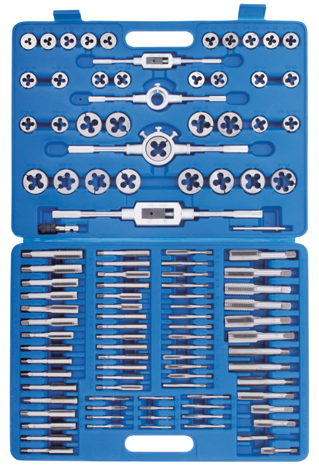 Tap & Die set 110 pieces SAE Tungsten