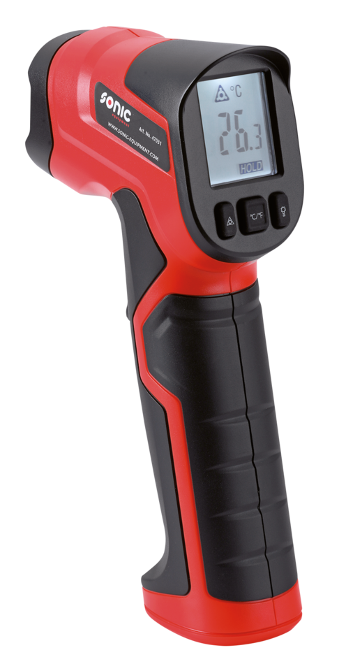 Sonic infrared thermometer -30 to 330dgr